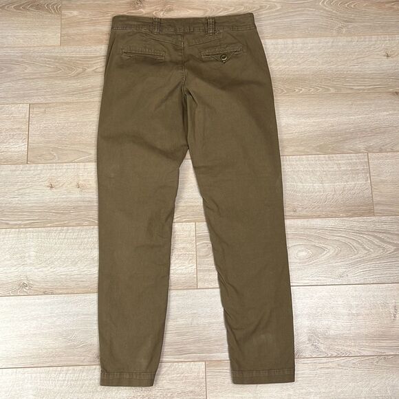Daughters of the Liberation Anthropologie Brown Skinny Trouser Pants Size 2 - Picture 10 of 12